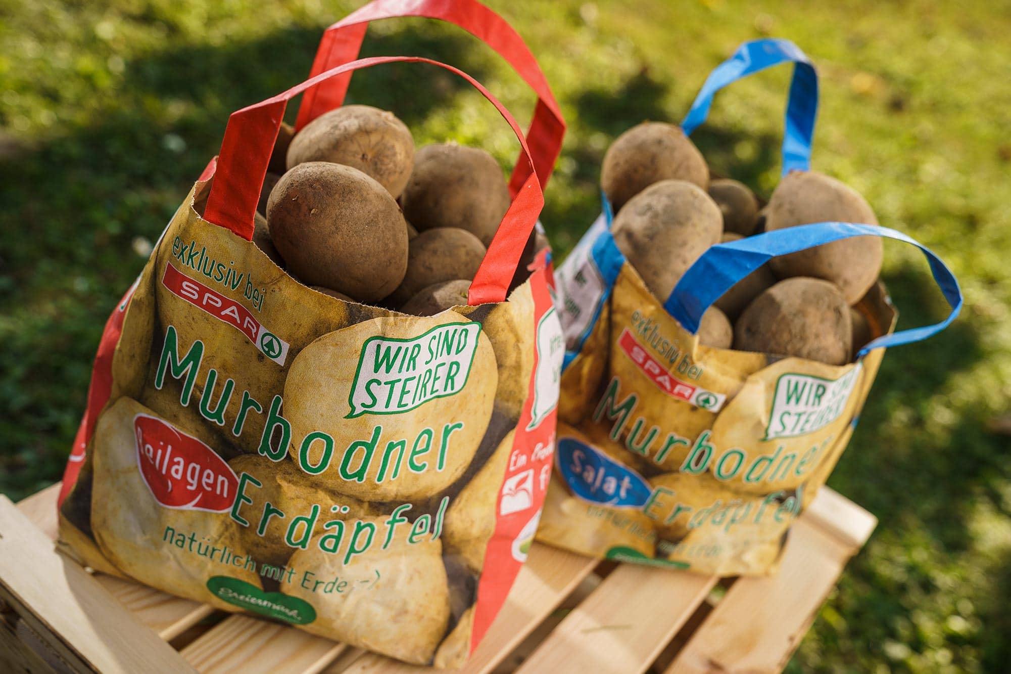 Produktfoto der nachhaltig geernteten Murbodner Erdäpfel von Frutura. © Philipp Platzer