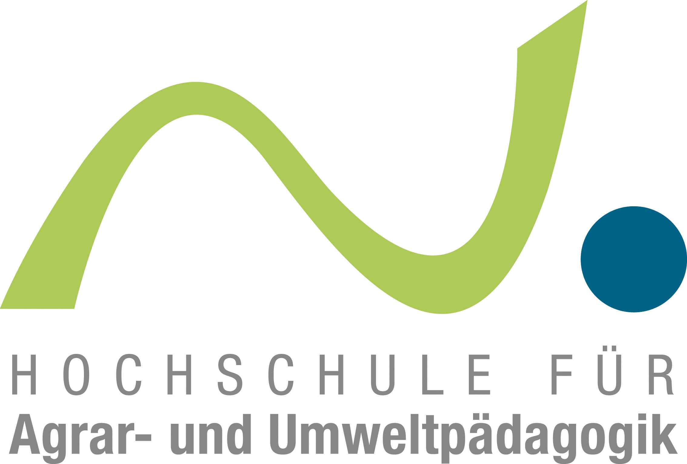 Green and blue logo of the Hochschule für Agrar- und Umweltpolitik